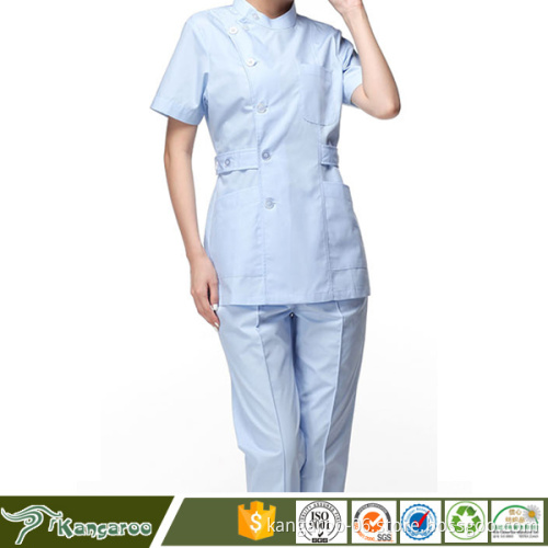 Fashionable Hospital Medical Staff Nurse Uniform Cotton Fabric Designs
